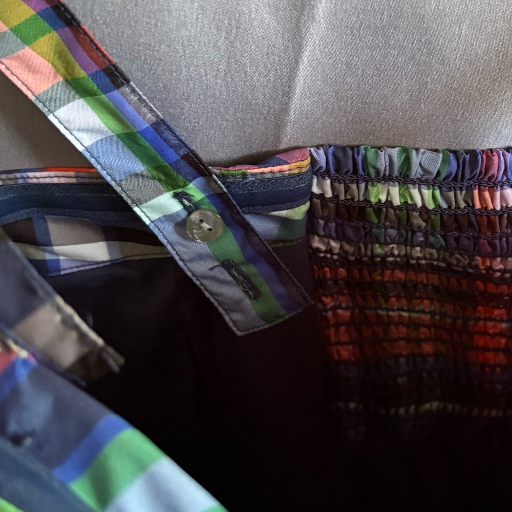 Anthropologie Multicolor Plaid Midi Dress - Blue, Green, Red - Picture 8 of 15